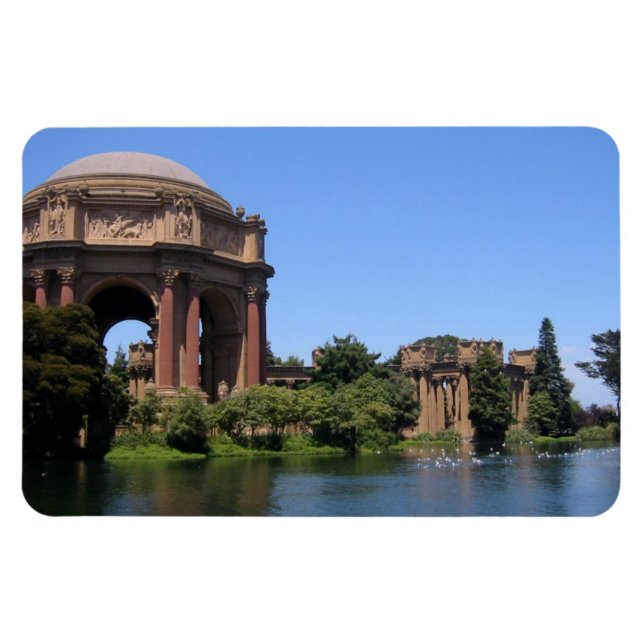 Imán Palacio de Bellas Artes San Francisco Photo Magnet (Horizontal)