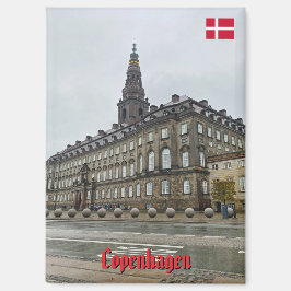 Imán Palacio de Christiansborg en Copenhague, viaje