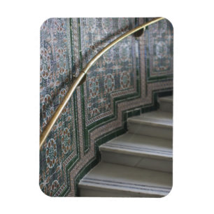 Imán Palacio de Comunicaciones, azulejos moriscos