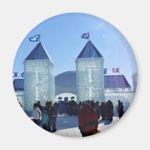 Imán Palacio de hielo en el Carnaval de Quebec, Canadá
