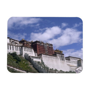Imán Palacio de Potala en la montaña el hogar del Dalai