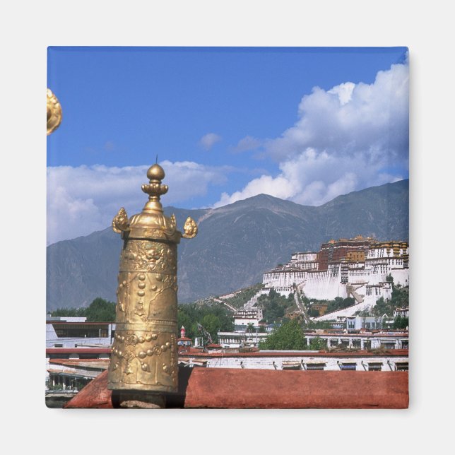 Imán Palacio de Potala en Lhasa, Tíbet tomado desde (Frente)