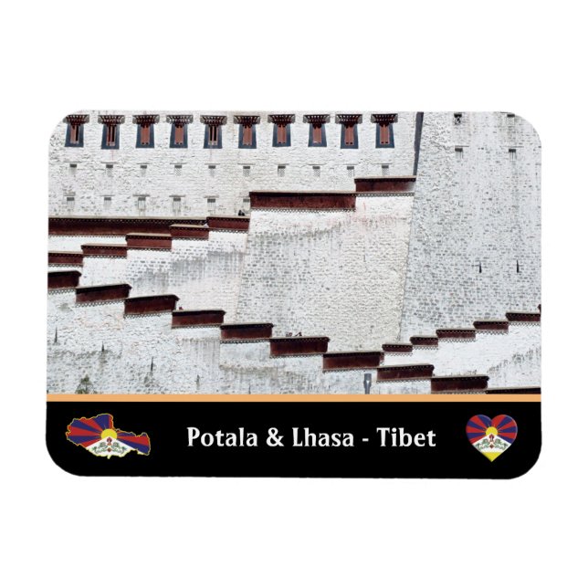 Imán Palacio de Potala y ciudad de Lhasa, Tíbet / Himal (Horizontal)