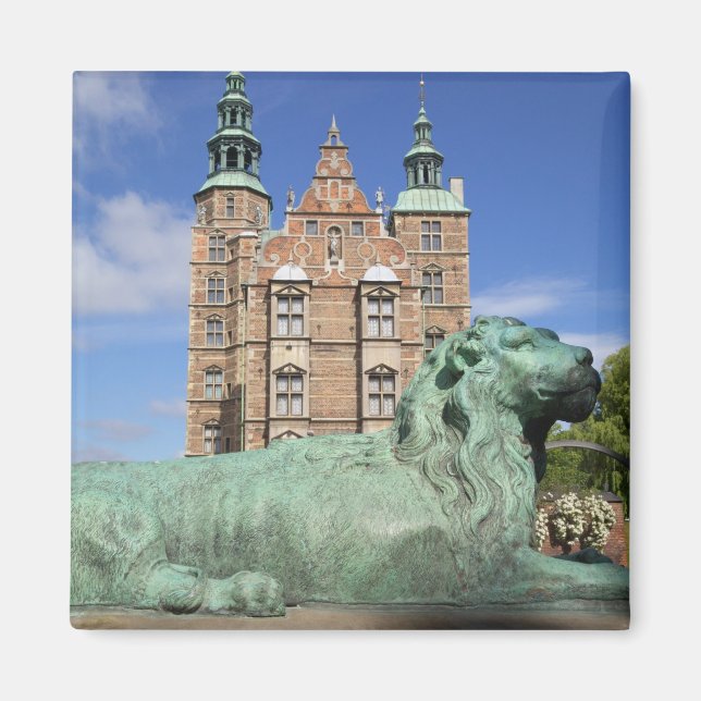 Imán Palacio de Rosenborg, Copenhague, Dinamarca (Frente)