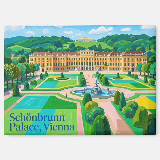 Imán Palacio de Schönbrunn Austria (Anverso)