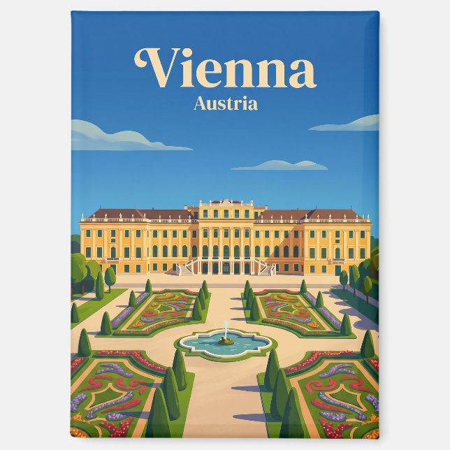 Imán Palacio de Schönbrunn Austria (Anverso)
