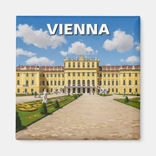 Imán Palacio de Schönbrunn Viena Austria Viajes (Frente)