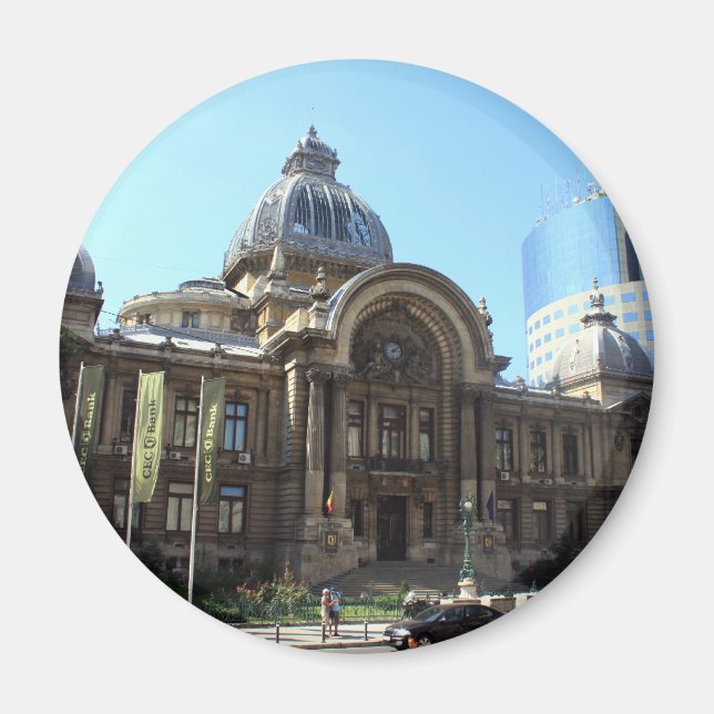 Imán Palacio del CEC en Bucarest (Frente)