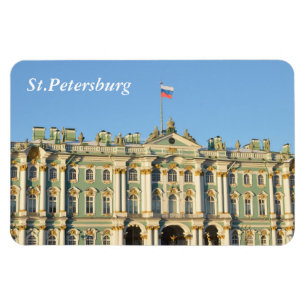 Imán Palacio del invierno en St Petersburg, Rusia