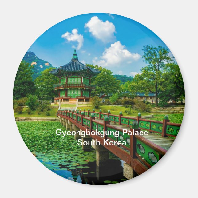 Imán Palacio Gyeongbokgung, Corea del Sur (Frente)