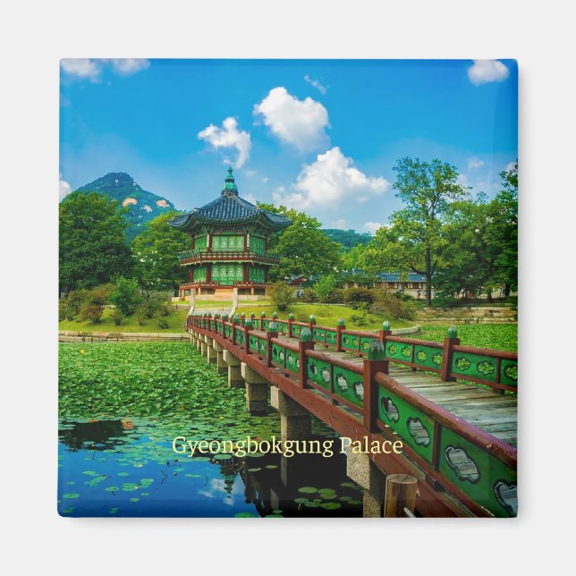 Imán Palacio Gyeongbokgung, Corea del Sur (Frente)