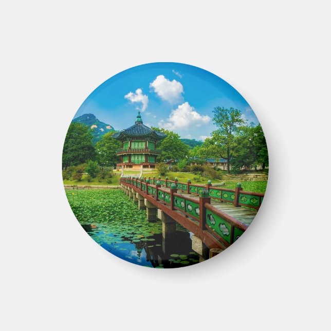 Imán Palacio Gyeongbokgung, Corea del Sur (Frente)