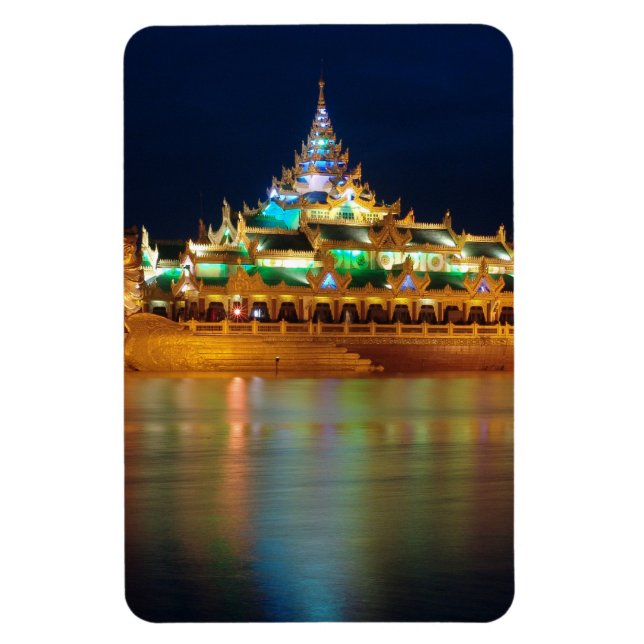 Imán Palacio Karaweik, Rangún, Birmania, Myanmar (Vertical)