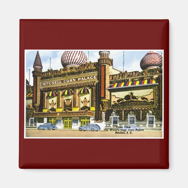 Imán Palacio Mitchell Corn, Mitchell, Dakota del Sur (Frente)