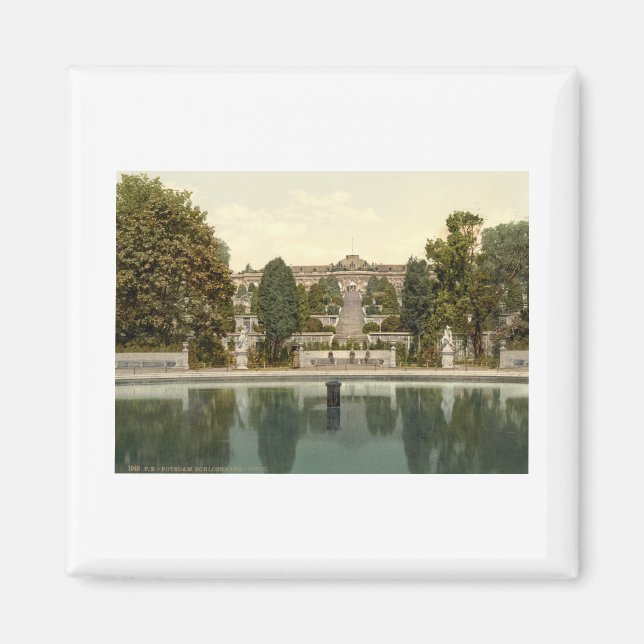Imán Palacio Sanssouci, Potsdam, Berlín, Alemania (Frente)