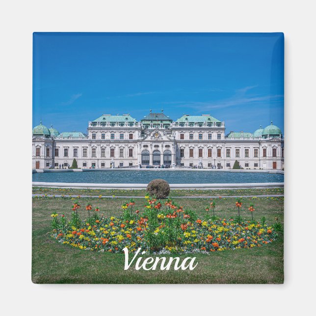 Imán Palacio Superior Belvedere de Viena, Austria (Frente)
