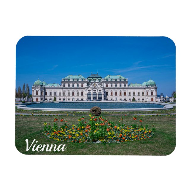 Imán Palacio Superior Belvedere de Viena, Austria (Horizontal)