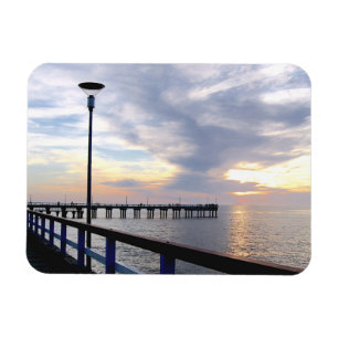 Imán Palanga Pier Sunset, LITUANIA -