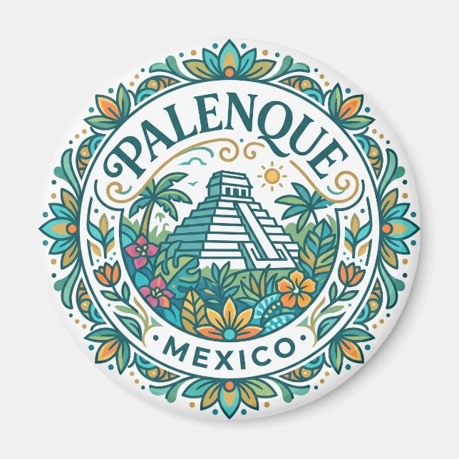 Imán Palenque México (Frente)
