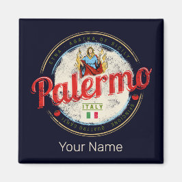 Imán Palermo Capital De Sicilia Italia Vintage Souvenir