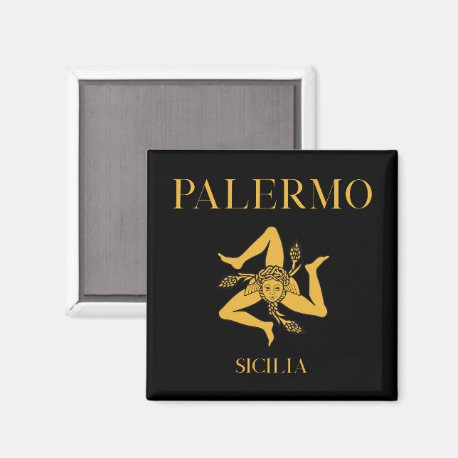 Imán Palermo Sicilia (Anverso/Reverso)
