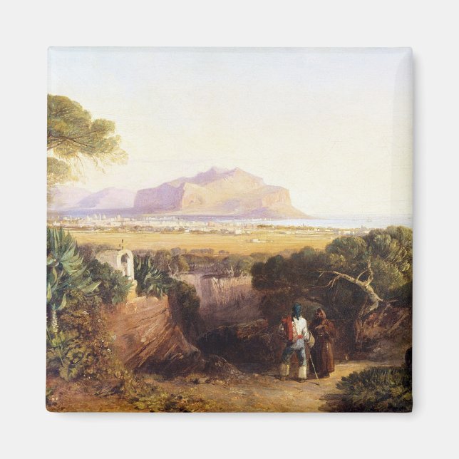 Imán Palermo, Sicilia, 1847 (aceite sobre lienzo) (Frente)