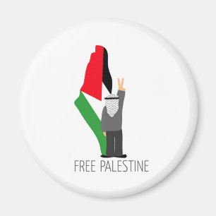 Imán Palestina libre con la derecha de la vuelta