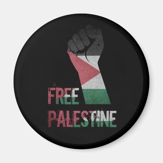 Imán palestina libre levantó primera bandera palestina (Frente)
