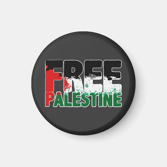 Imán Palestina Libre Terminar Apartheid detener la guer (Frente)