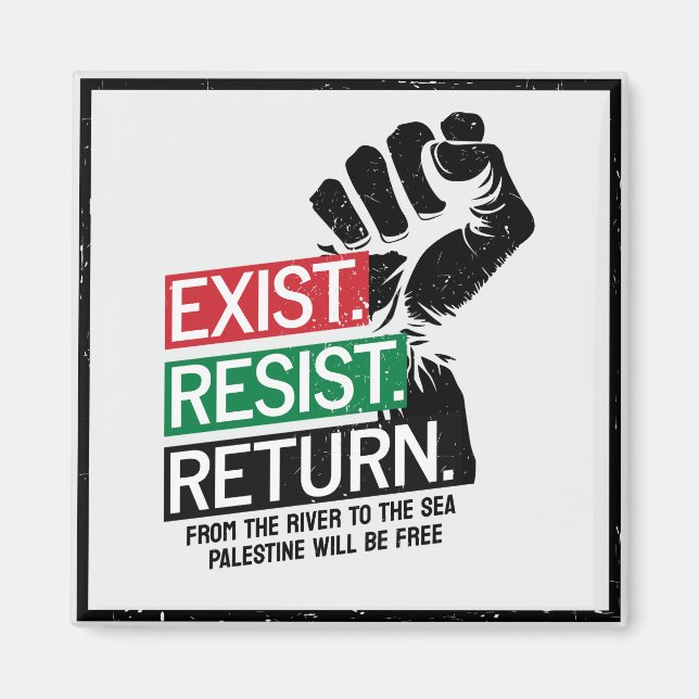 Imán Palestina será libre si resiste el retorno (Frente)