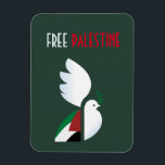 Imán palestino Libre - Conciencia política<br><div class="desc">Imán Palestina Libre - Conciencia política y diseño solidario Muestra tu apoyo y crea conciencia con este imán Palestina Libre. Un diseño audaz y significativo perfecto para expresar solidaridad e iniciar conversaciones. Ideal para colocar en tu refrigerador, taquilla, oficina o tablero magnético, este imán es una forma cuidadosa de compartir...</div>