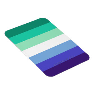 Imán Paleta de la bandera de hombres gays inclusiva tra