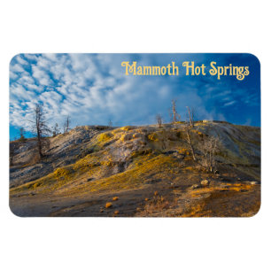 Imán Palette Springs Sunrise Mammoth Hot Springs