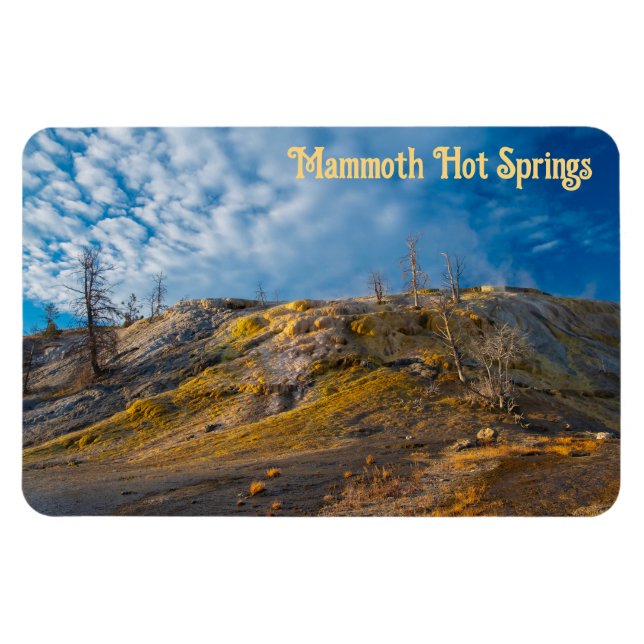 Imán Palette Springs Sunrise Mammoth Hot Springs (Horizontal)
