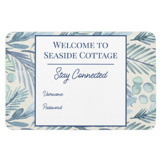 Imán Palm Airbnb Beach Vacation Rental Wifi Magnet