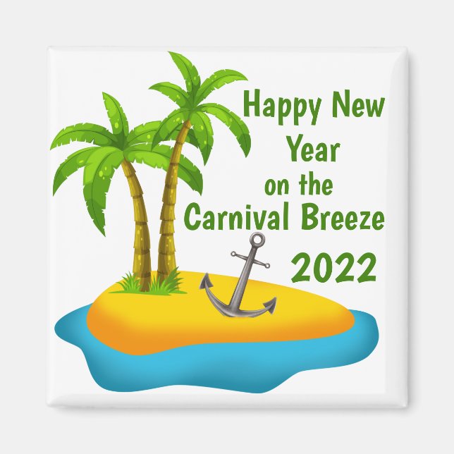 Imán Palm Beach Anchor Magnet (Frente)