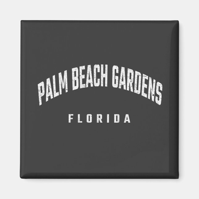 Imán Palm Beach Gardens Florida FL (Frente)