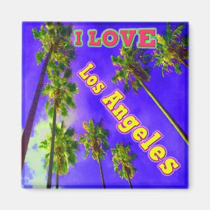 Imán "Palm Sky: me encanta Los Angeles 1" Magnet