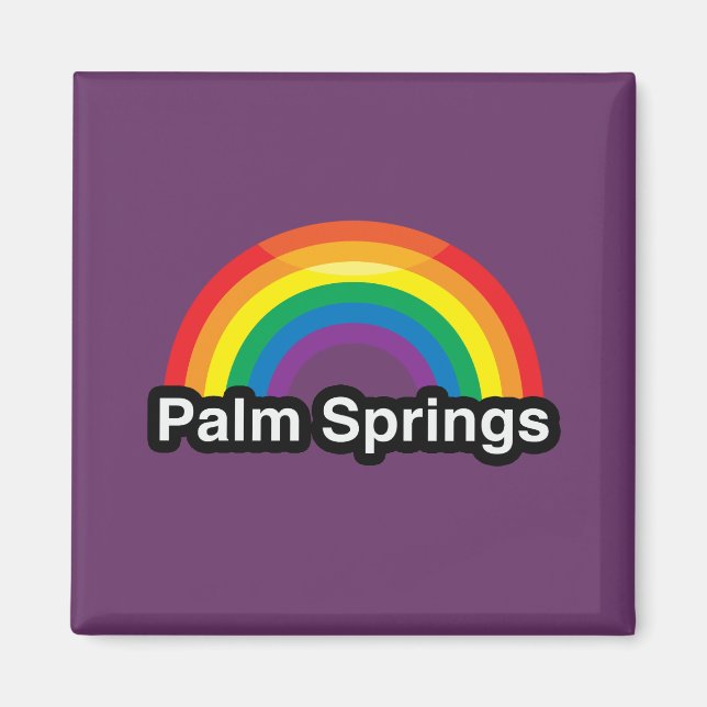 IMÁN PALM SPRINCIPALMENTE LLUVIA DEL ORGULLO LGBT (Frente)