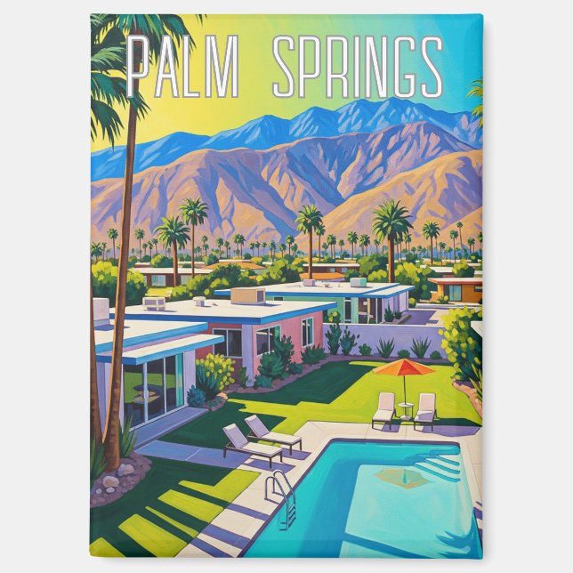 Imán Palm Springs California (Anverso)
