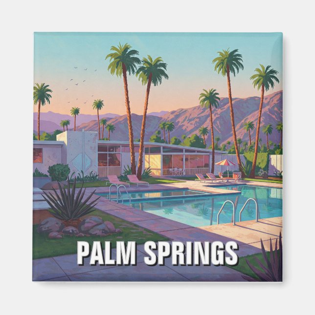 Imán Palm Springs California (Frente)
