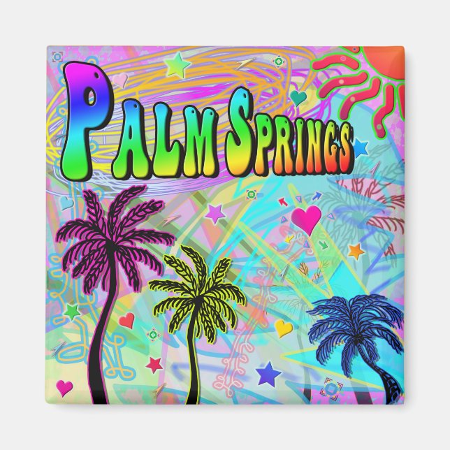 Imán Palm Springs Vivid Romance Magnet (Frente)