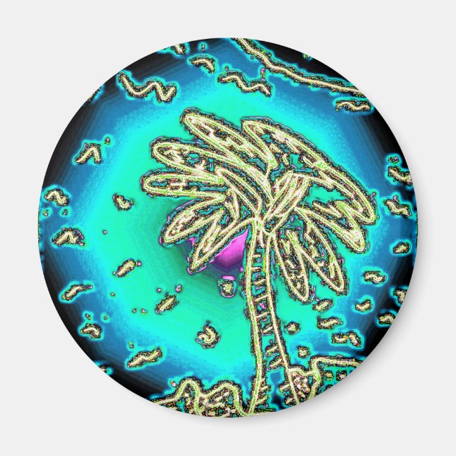 Imán PALM TREE Magnet (Frente)