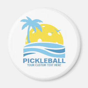 Imán Palm Tree Tropical De Baloncesto Salto Personaliza
