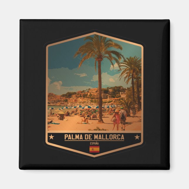 Imán Palma de Mallorca (Frente)