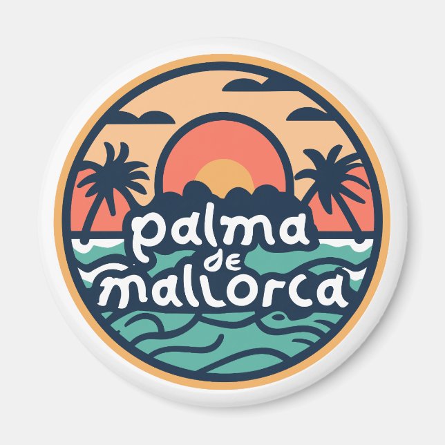 Imán Palma de Mallorca (Frente)