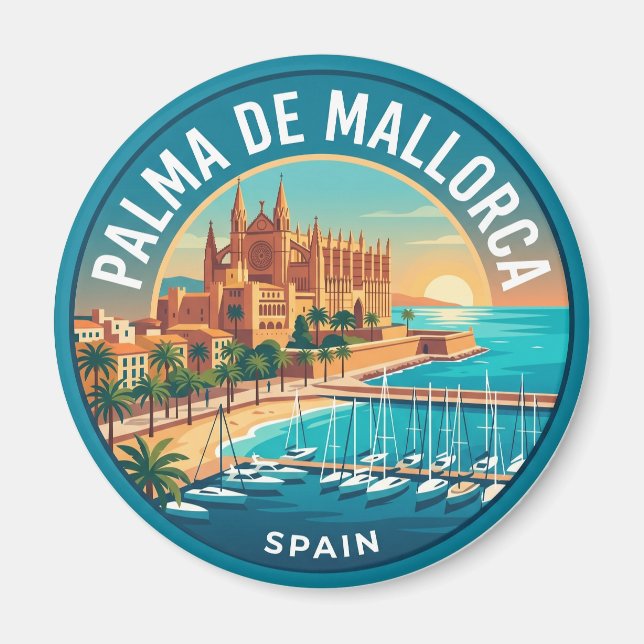 Imán Palma de Mallorca España (Frente)