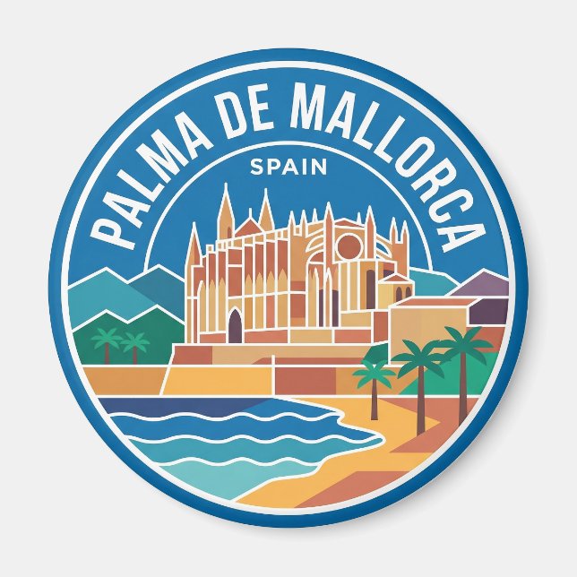 Imán Palma de Mallorca España (Frente)