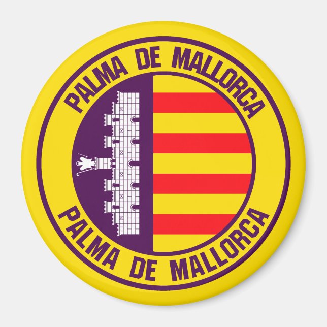 Imán Palma de Mallorca Ronda Emblem (Frente)