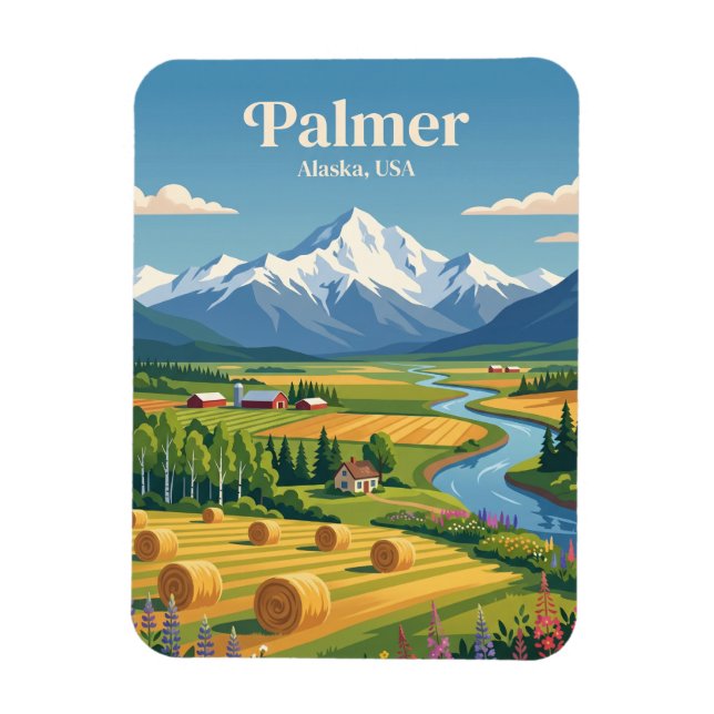 Imán Palmer Alaska (Vertical)